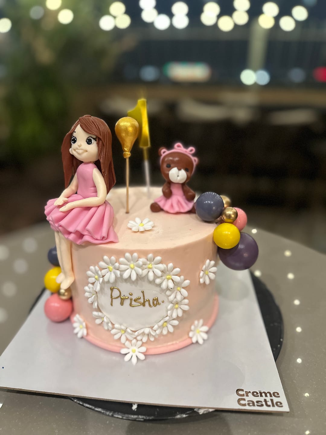 Customer photo review of Girl Teddy Friendship Cake
