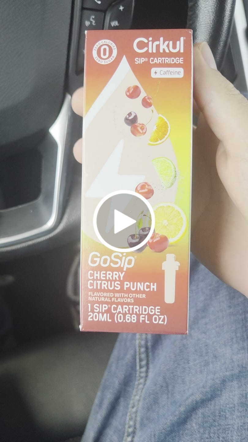 Customer video review of GoSip® Cherry Citrus Punch