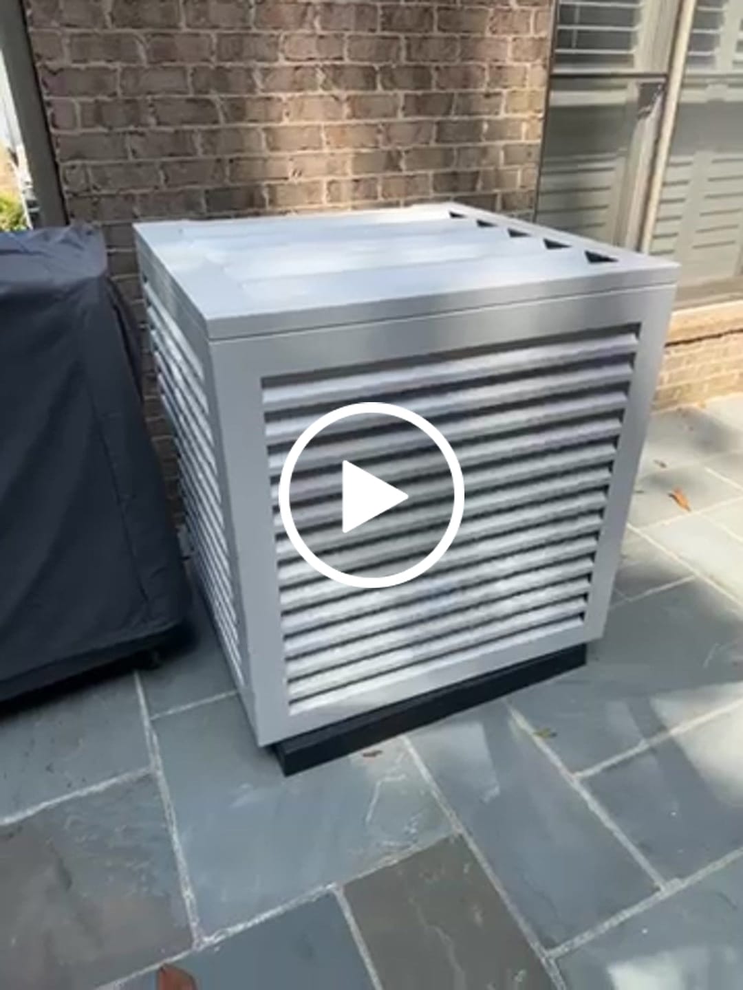 Customer video review of Central AC Cover - White