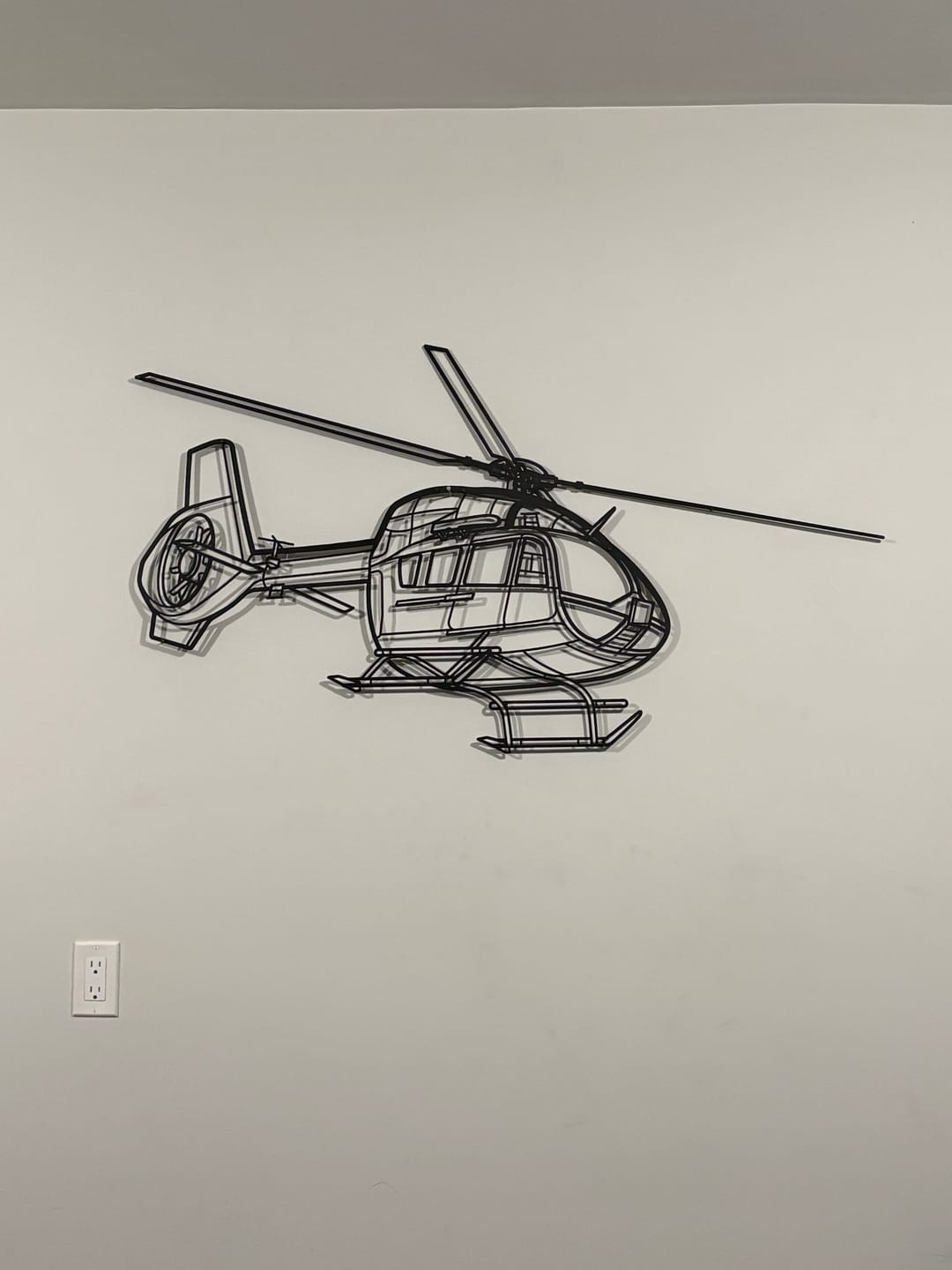 Customer photo review of H145M LUH SOF Angle Silhouette Metal Wall Art