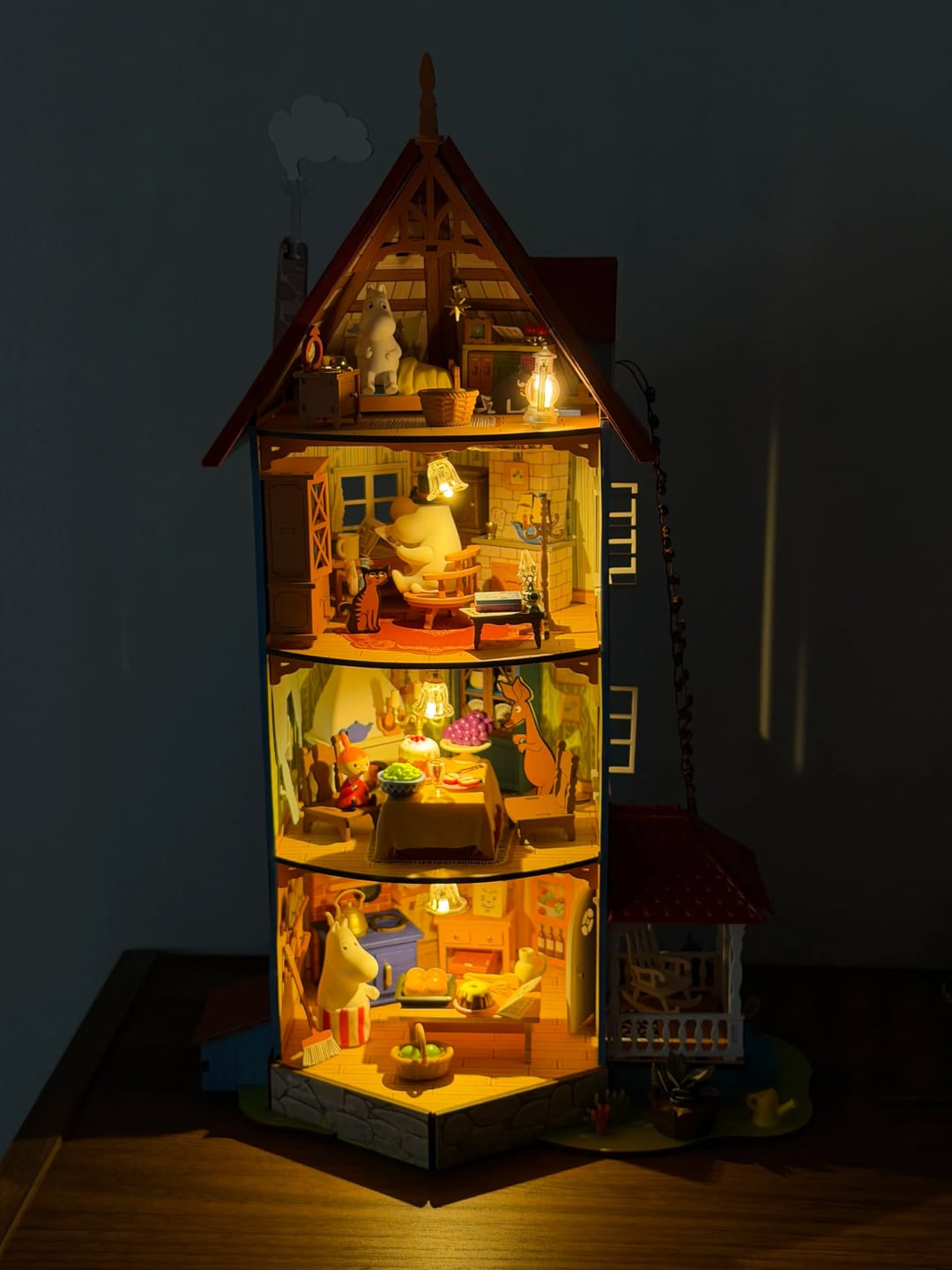 Customer photo review of Rolife Moominhouse DIY Miniature House Kit DA009