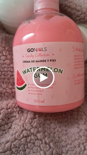 Customer photo review of Crema de Manos y Pies - Watermelon Gum 500 ml