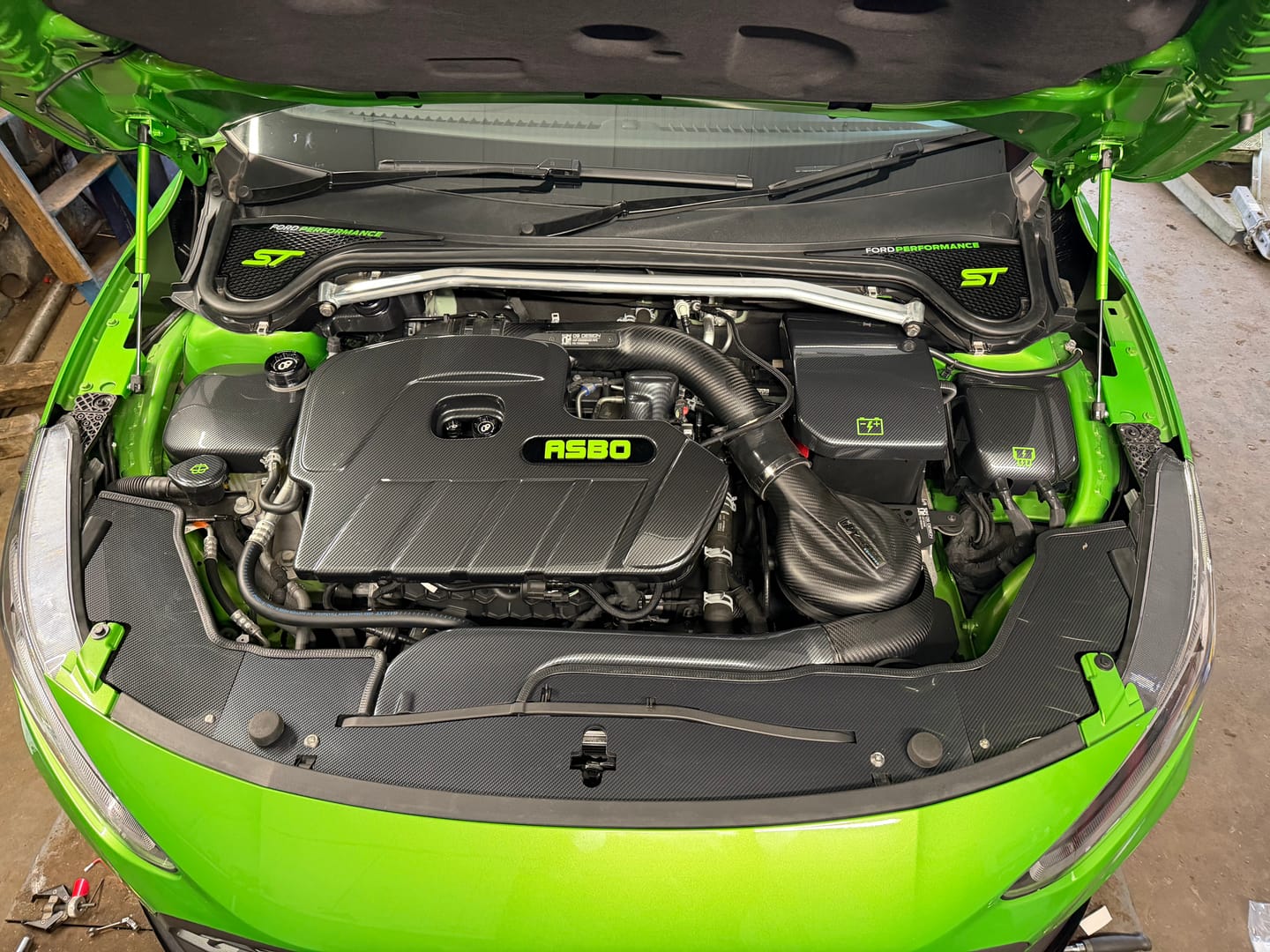 Customer photo review of Proform Mk4.5 Focus Slam Panel End Covers (Plastic Finishes)