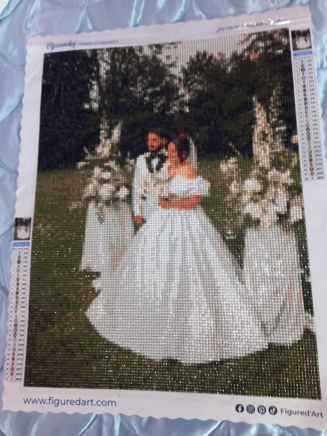 Customer photo review of Broderie Diamant Personnalisée - Réalisation graphique Gratuite