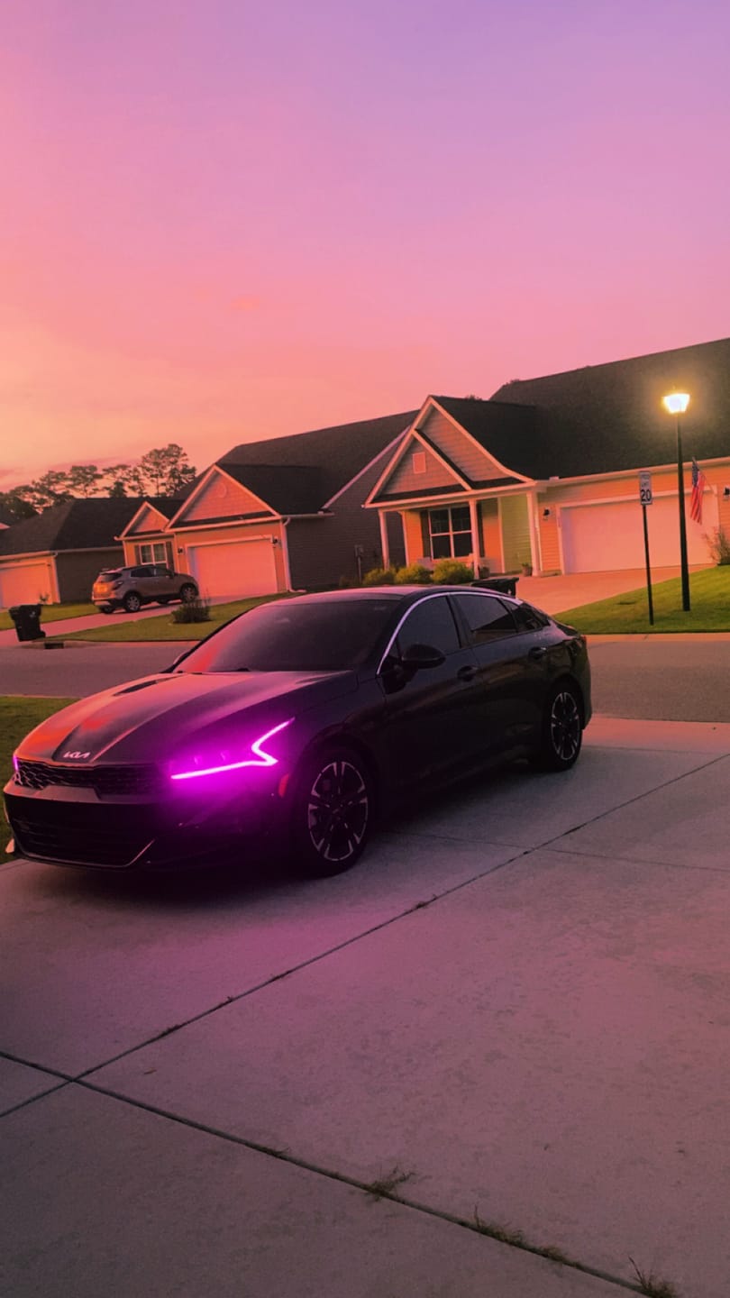 Customer photo review of Kia K5 Multicolor Flow DRL Boards (2021-2024)