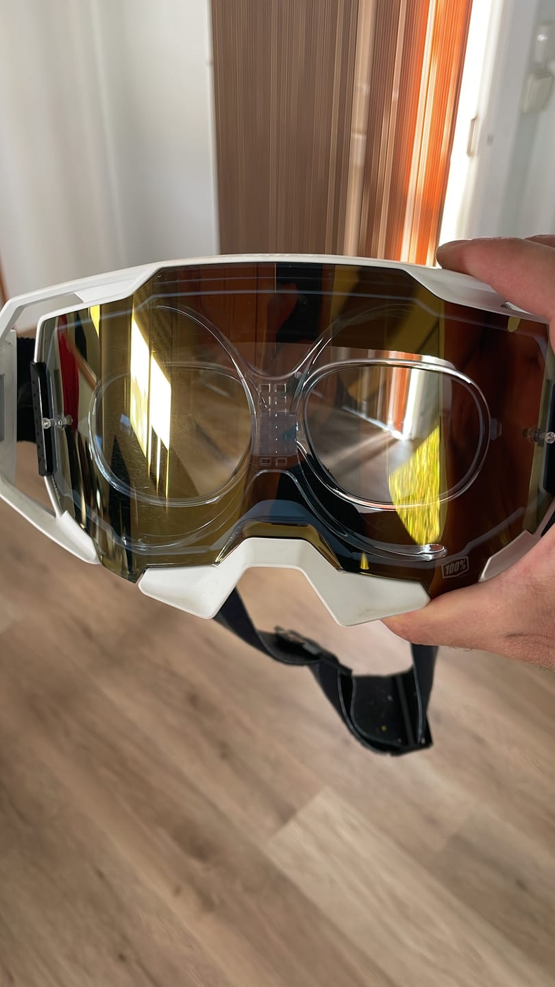 Customer photo review of Adjustable Rx Goggle Inserts