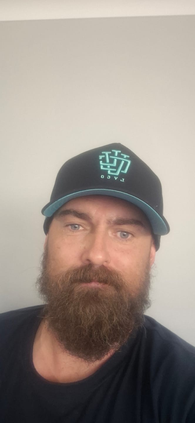 Customer photo review of Deep Fit LVCO Midnight Mint A-Frame Snapback