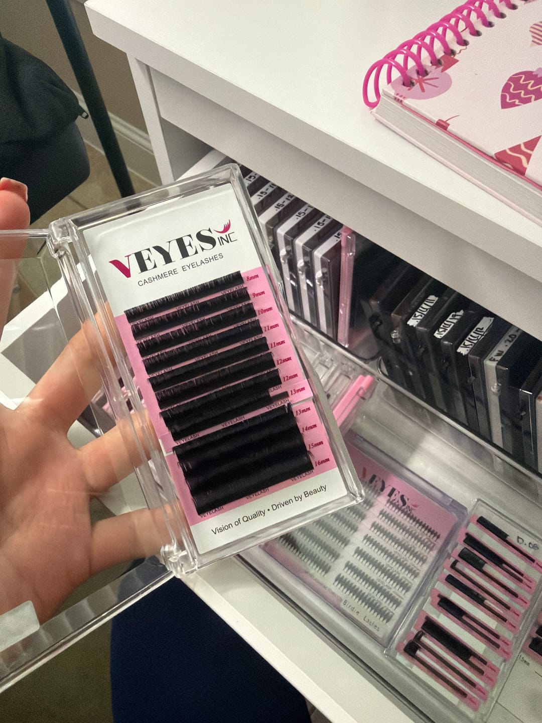 Customer photo review of VEYESINC Cashmere Lashes - 0.03MM