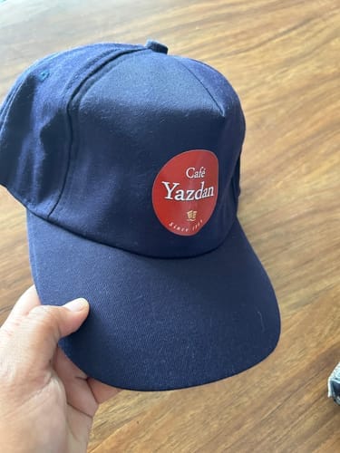 Customer photo review of Customized Caps | Customized With Your Company Logo