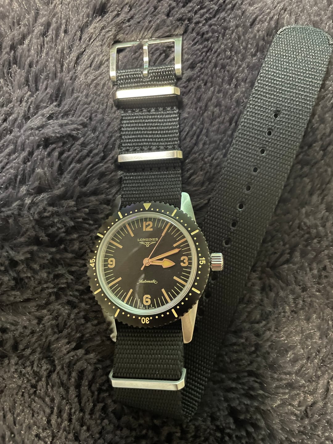 Customer photo review of Five Eye Nylon Watch Strap - Solid