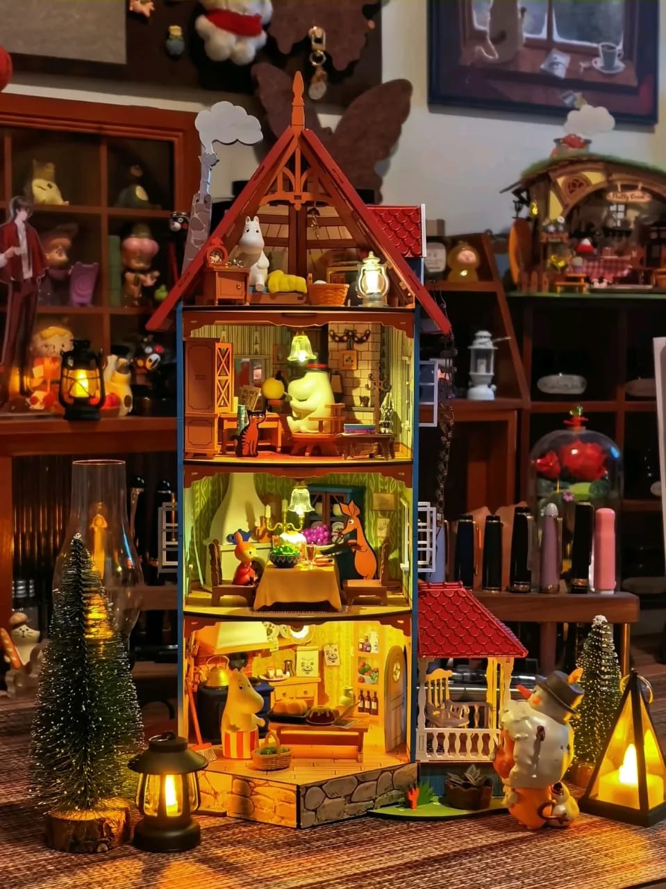 Customer photo review of Rolife Moominhouse DIY Miniature House Kit DA009