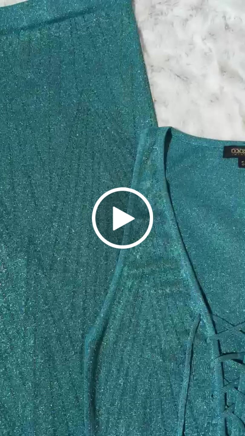 Customer video review of Teal Diamond Skirt
