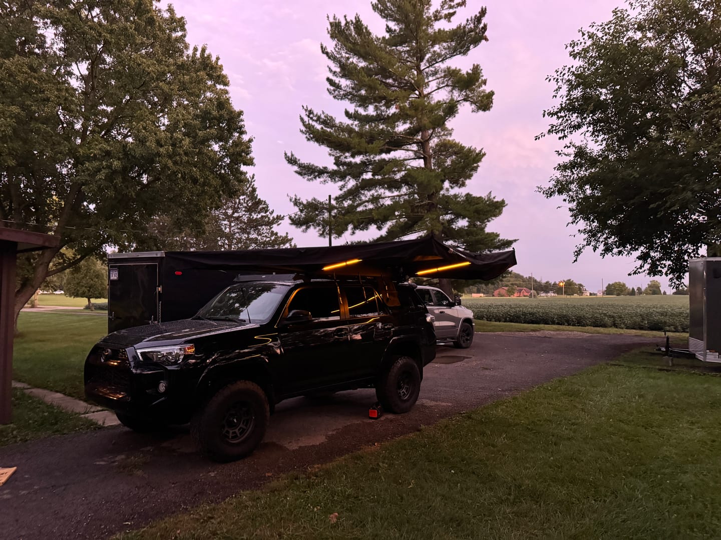 Customer photo review of OPENROAD 180 Free Standing Awning