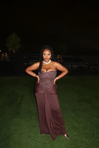 Customer photo review of Carina Maxi Dress