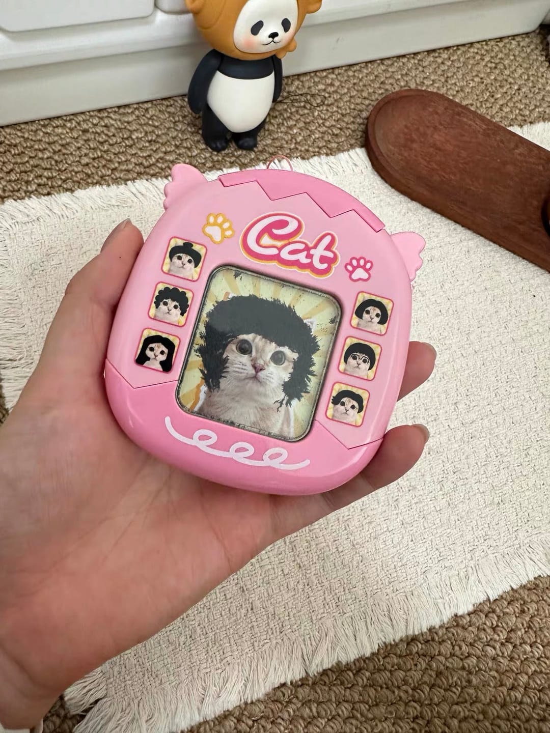 Customer photo review of Cat & Dog Hairstyle Magnetic Doodle Fidget Toy