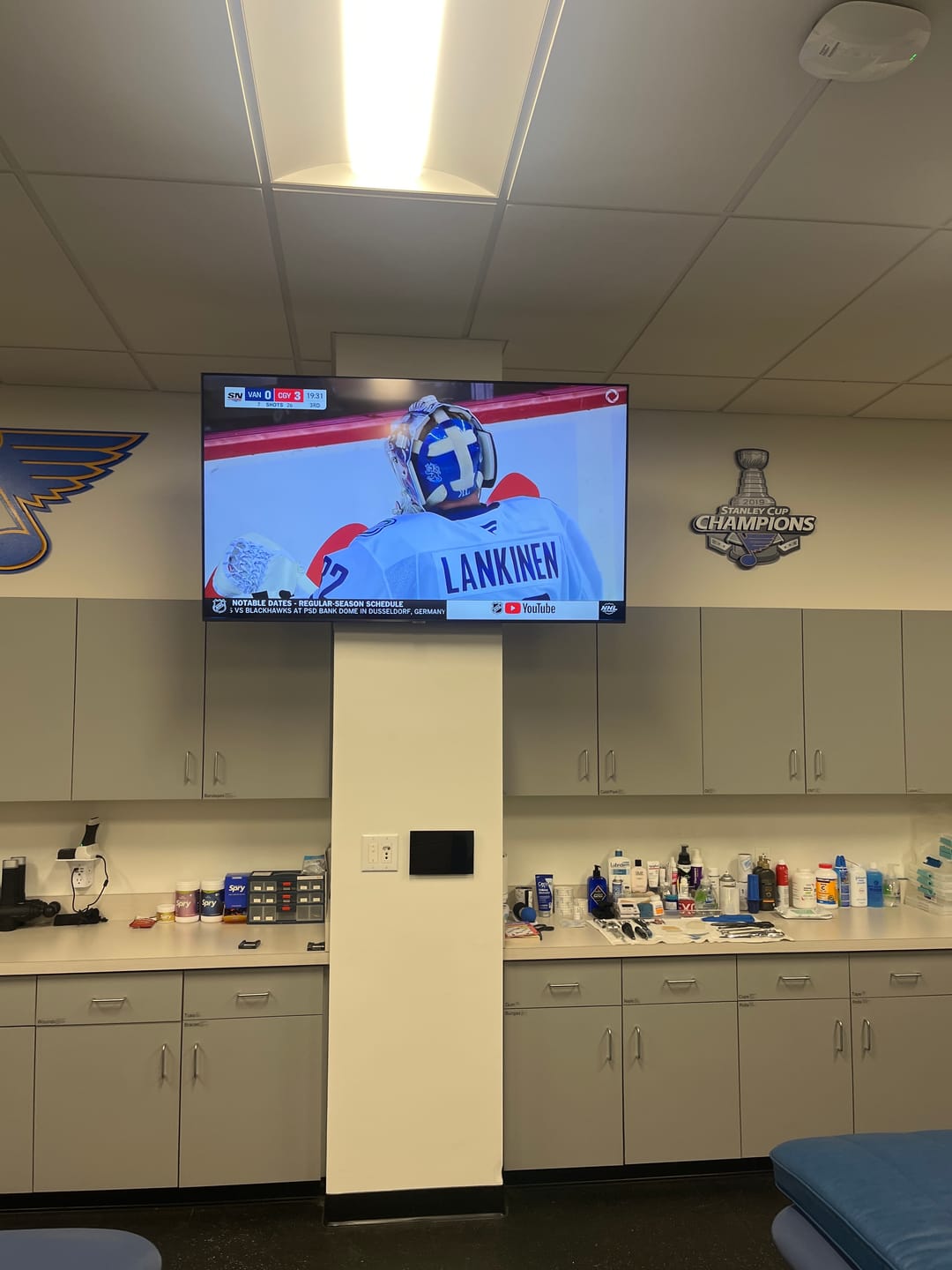 Customer photo review of St. Louis Blues 2019 Stanley Cup Champions 3D Vintage Metal Wall Art