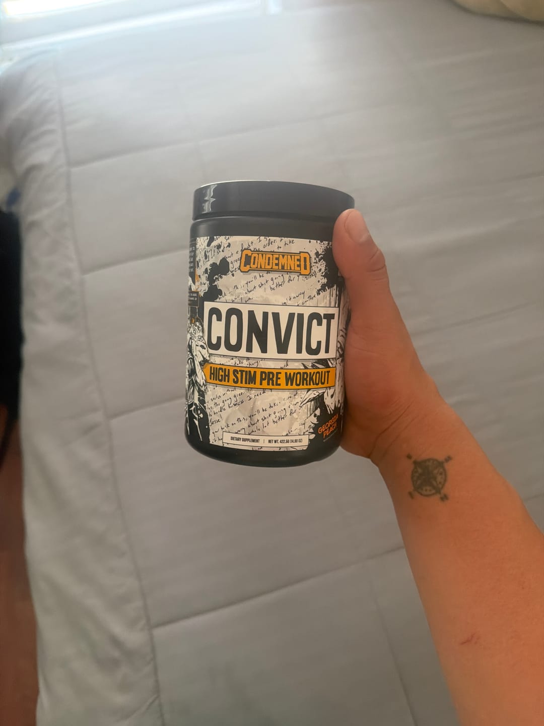 Customer photo review of Convict NEW Pre-Workout