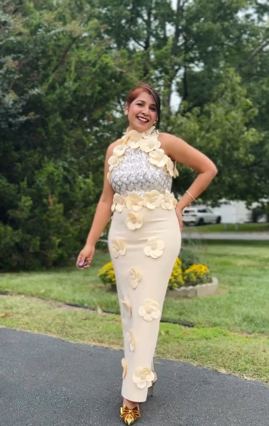 Customer photo review of Rose 3D Dress