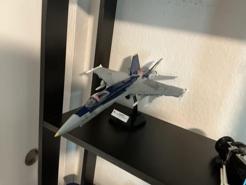 Customer photo review of COBI TOP GUN F/A-18E Super Hornet Jet, Version 2: Set #5805A