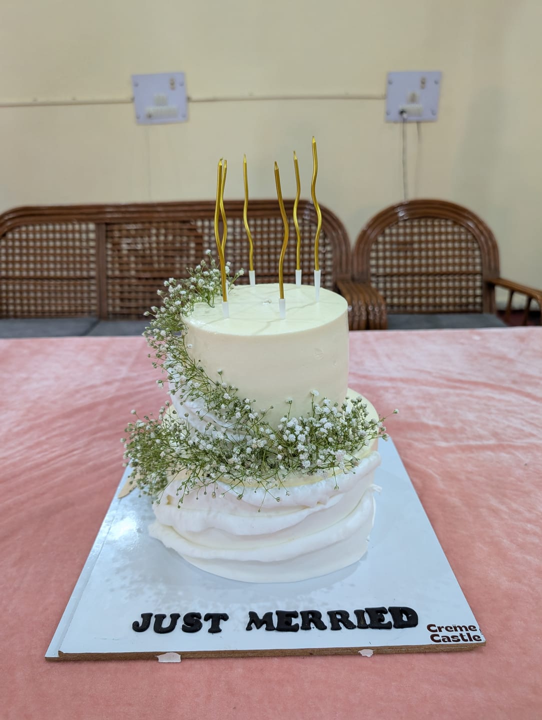 Customer photo review of Wedding Buds Cake