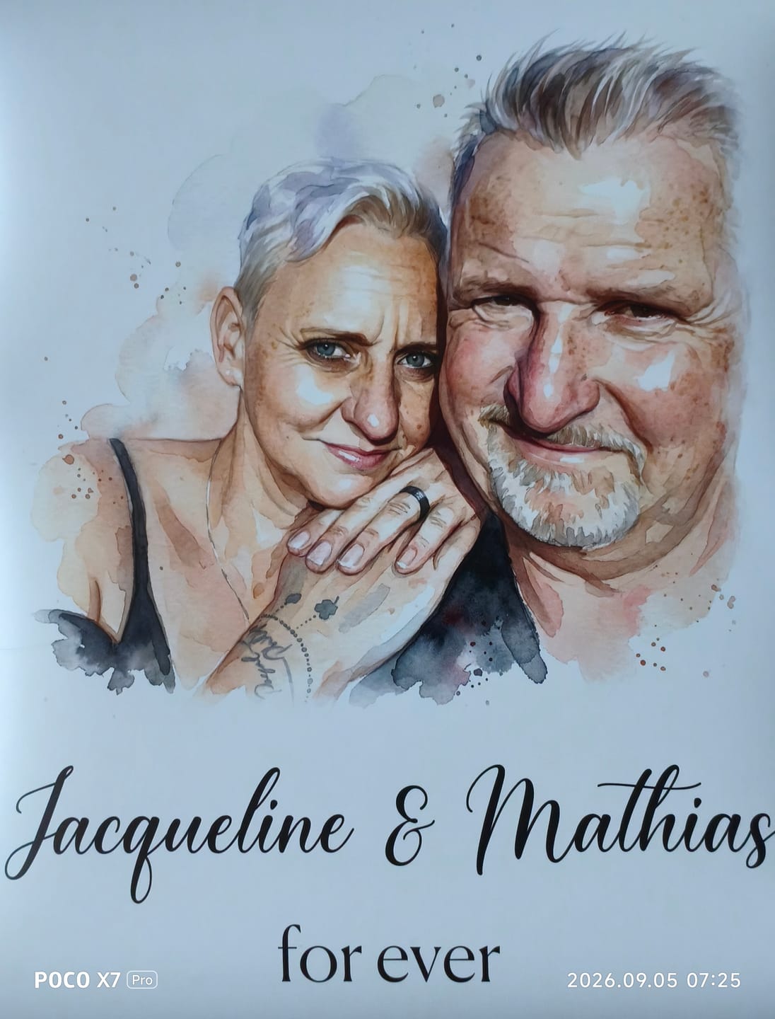 Customer photo review of Euer Foto als Aquarell-Kunstwerk