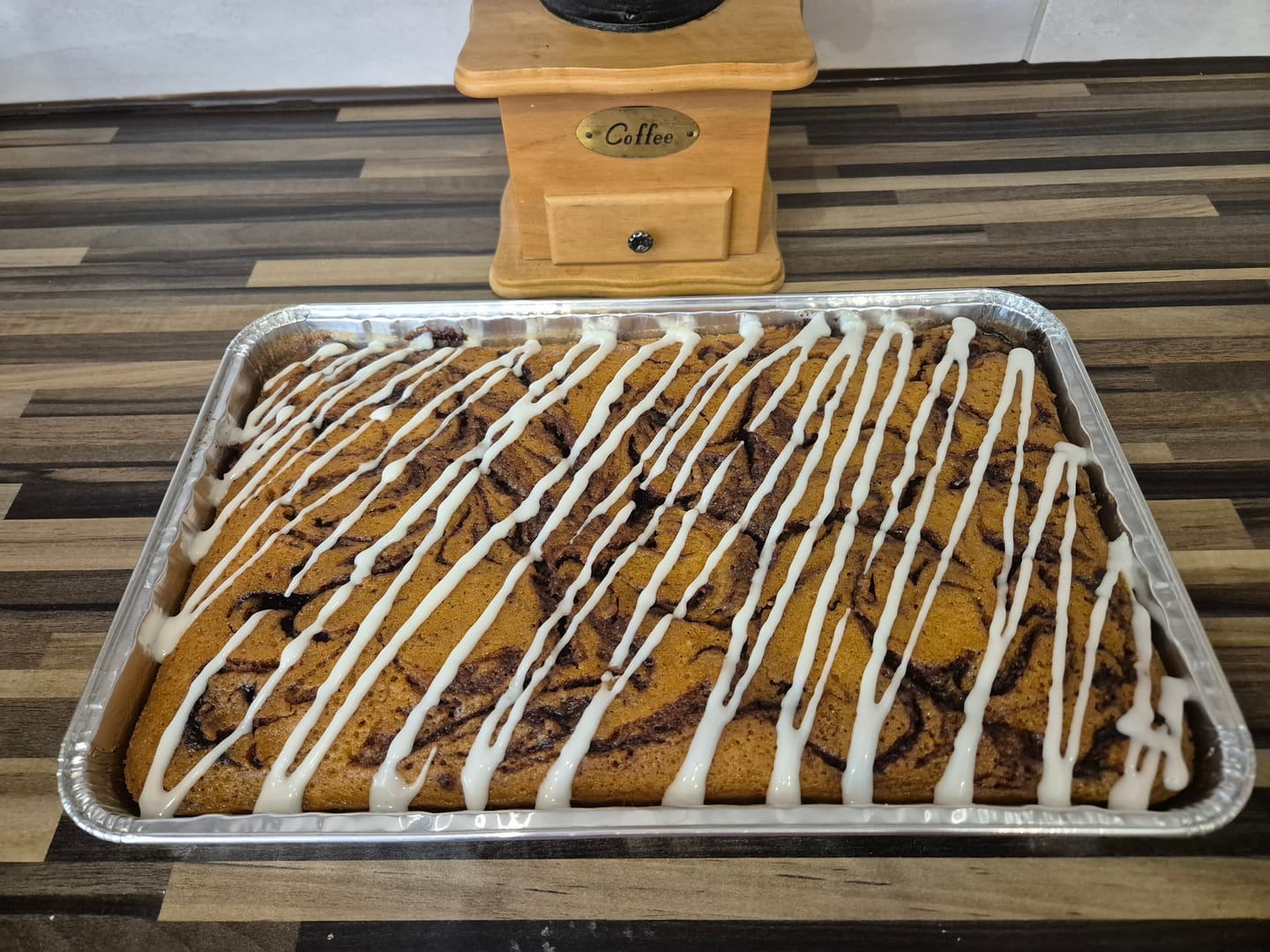 Customer photo review of Aluminium Foil Tray Bake - Rectangular 12" x 7.5"