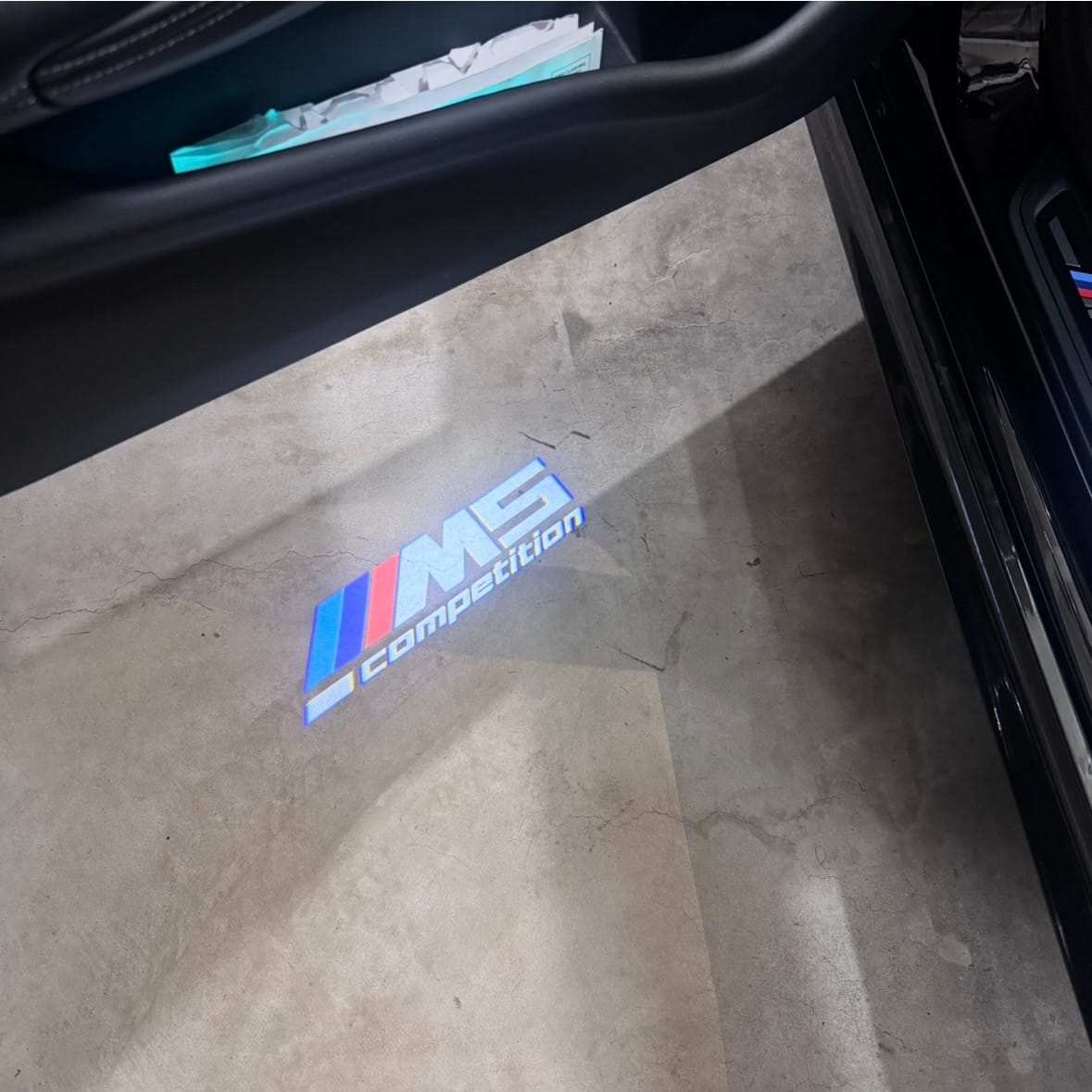 Customer photo review of BMW F SERIES DOOR LIGHTS