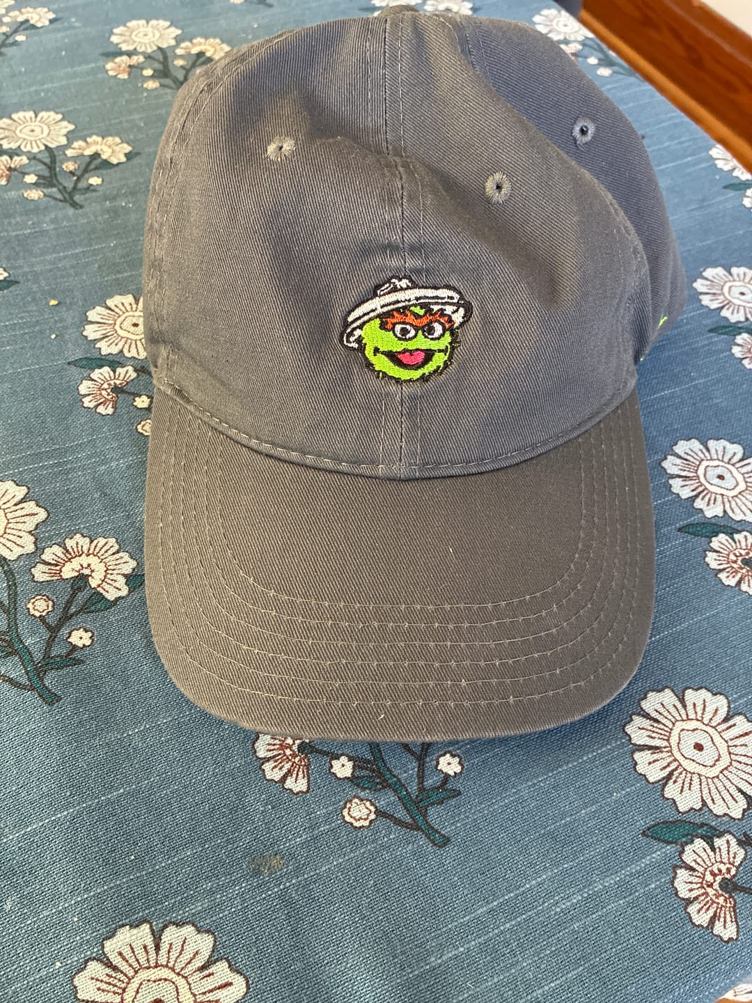Customer photo review of Sesame Street "Scram!" – Dad Hat