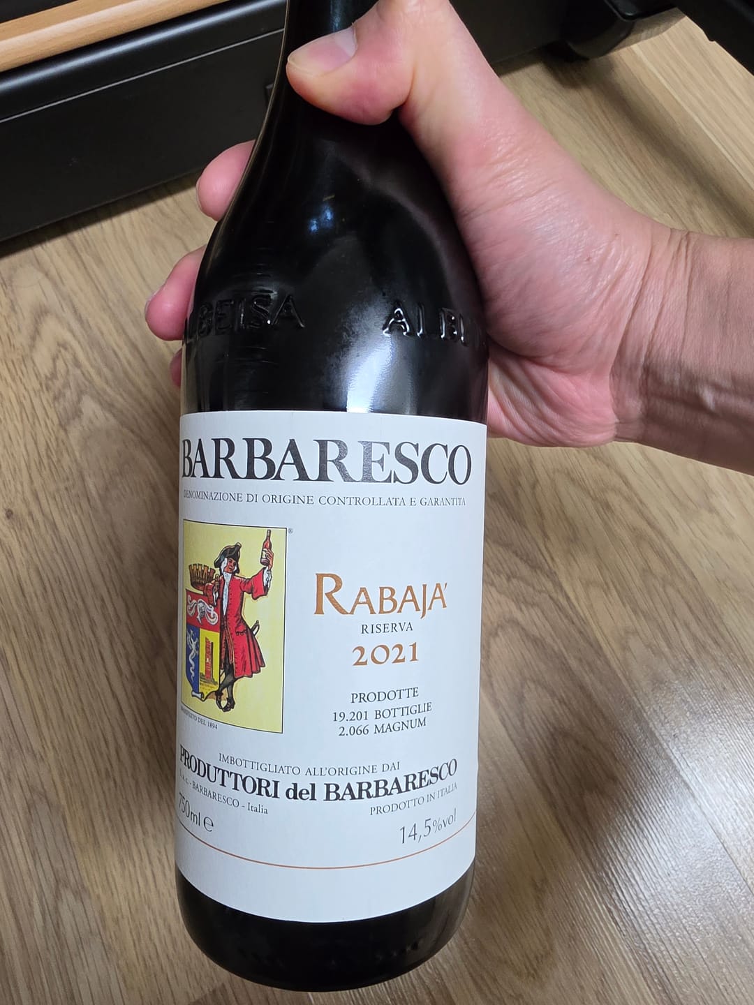 Customer photo review of Produttori del Barbaresco Riserva Rabaja 2021