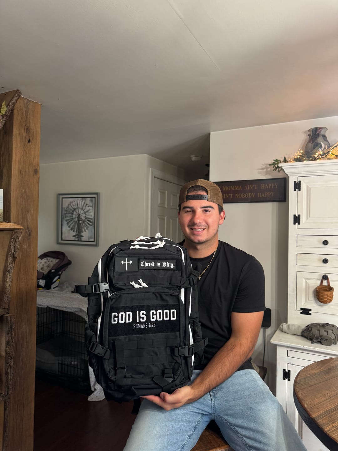 Customer photo review of HolStrength 45L Tactical Backpack