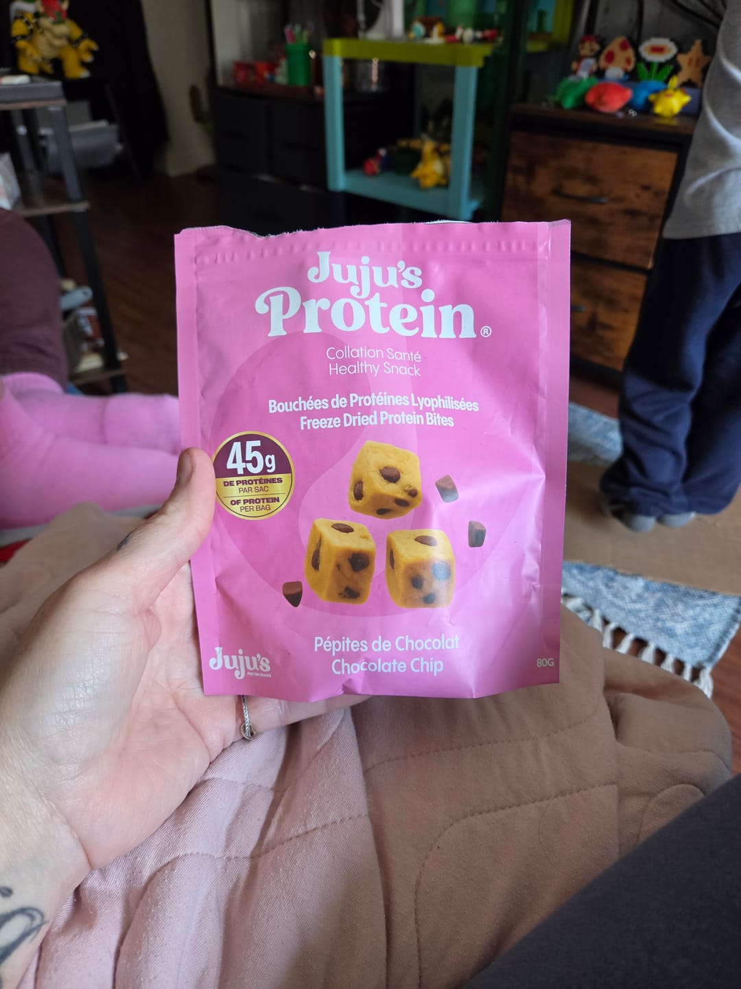 Customer photo review of Juju's - Bouchées Protéinées Lyophilisées - 80g
