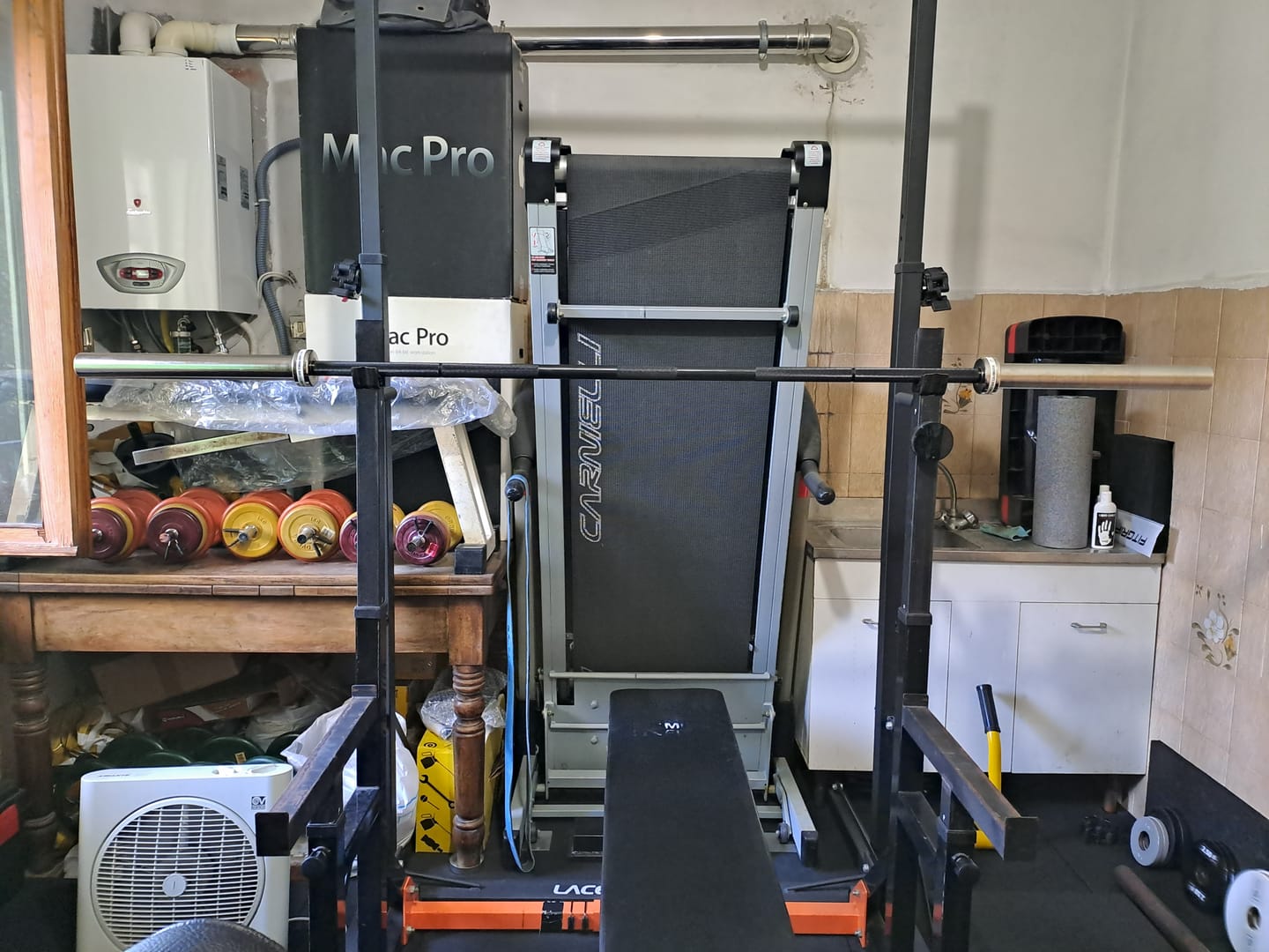Customer photo review of Calibrated Bastard Power Bar - Black Chrome Shaft & Bronze Bushings