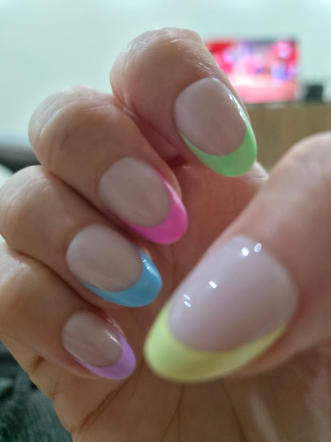 Customer photo review of Candy Tips - Short Oval - 30 Adet Takma Tırnak