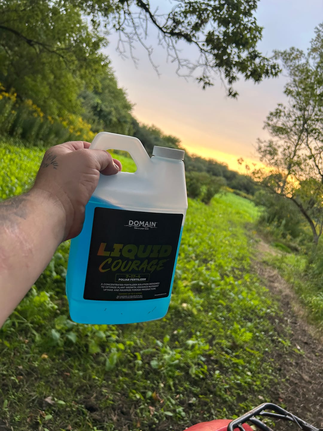 Customer photo review of Liquid Courage™ 7-17-4 Foliar Fertilizer