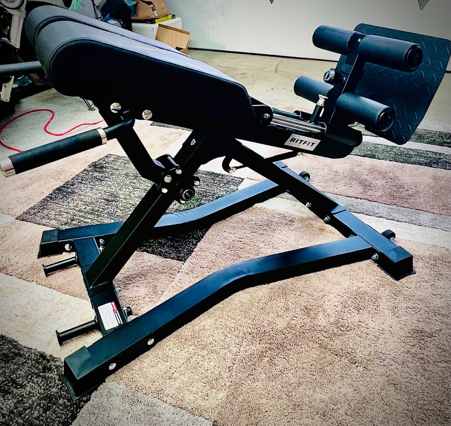 Customer photo review of RitFit BE01 Adjustable Back Extension Machine for Home and Gym