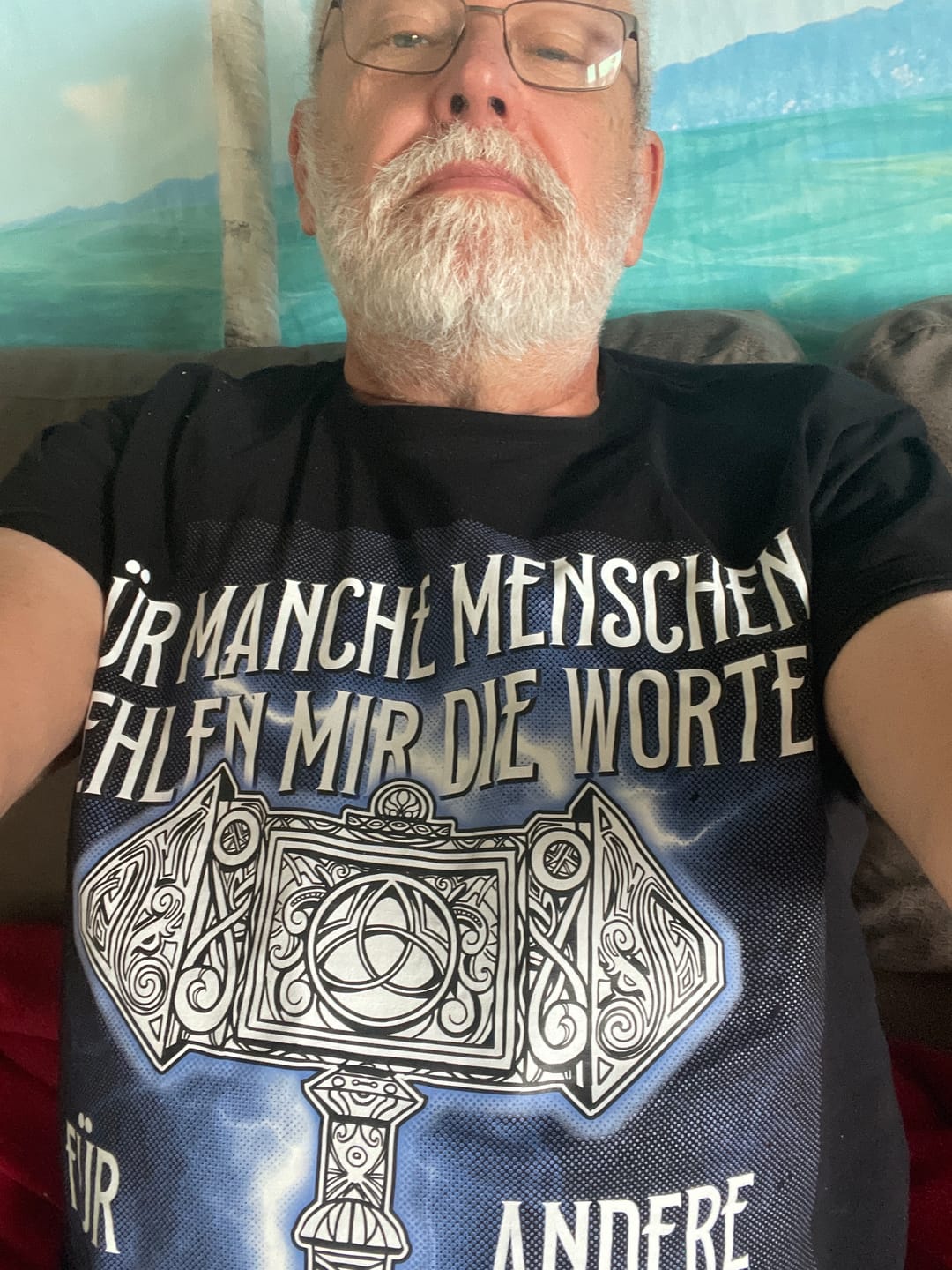 Customer photo review of Ich kämpfe  - Unisex T-Shirt