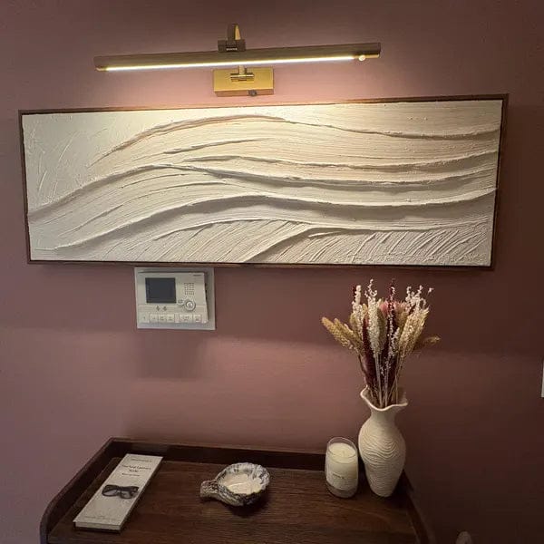 Customer photo review of Sculptural wall Art | Ivory Current