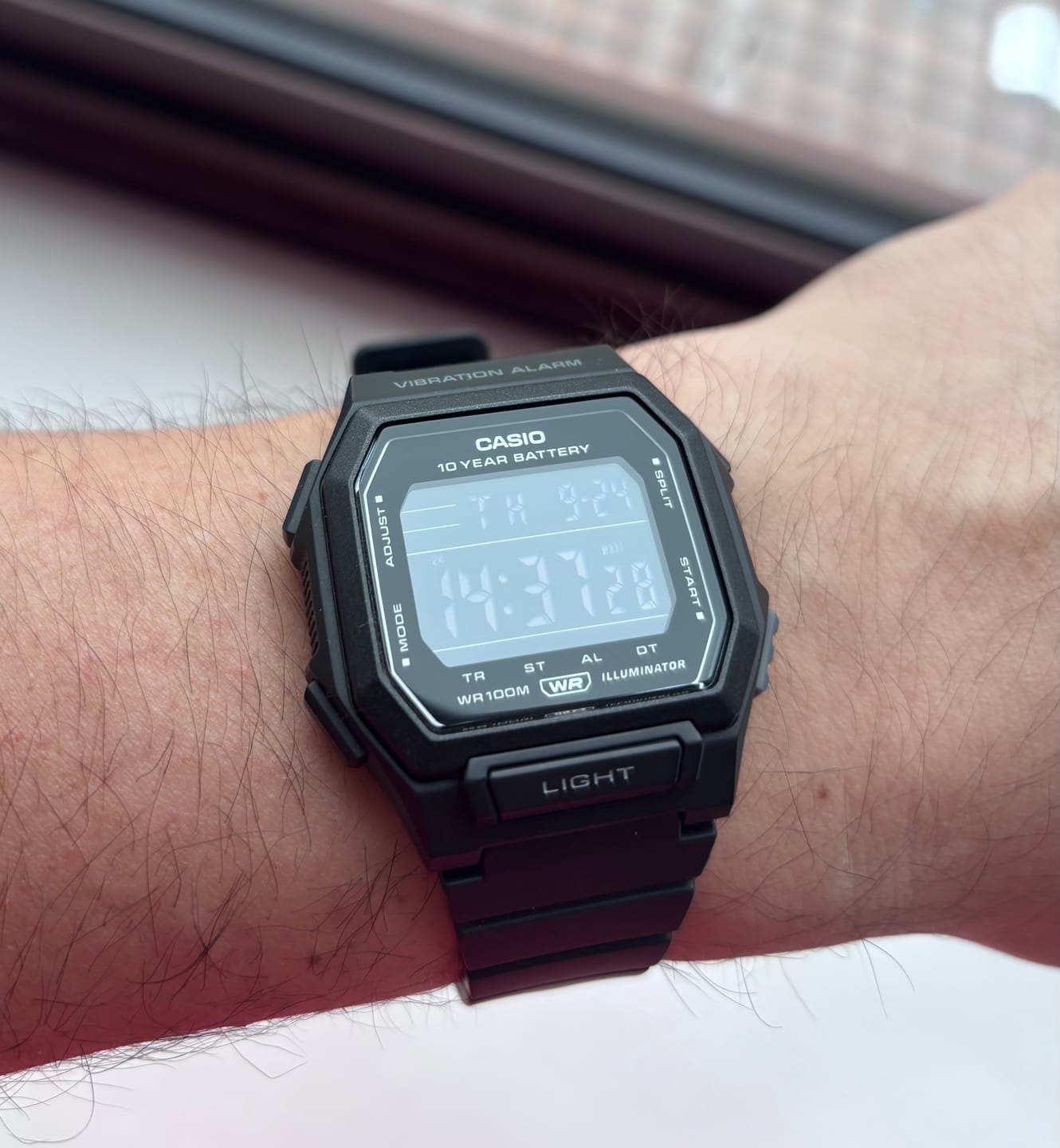 Customer photo review of Reloj Casio Vintage Vibration Alarm W-738H-1B 10 Años de Batería