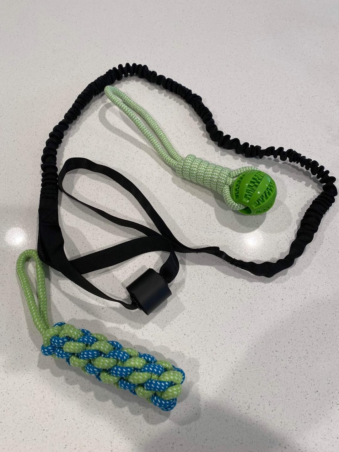Customer photo review of FlexiPop™ - Juguete Bungee Interactivo