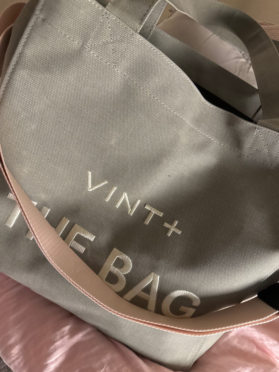Customer photo review of WAXED CANVAS TOTE BAG - BIG - GRAU VIGORE