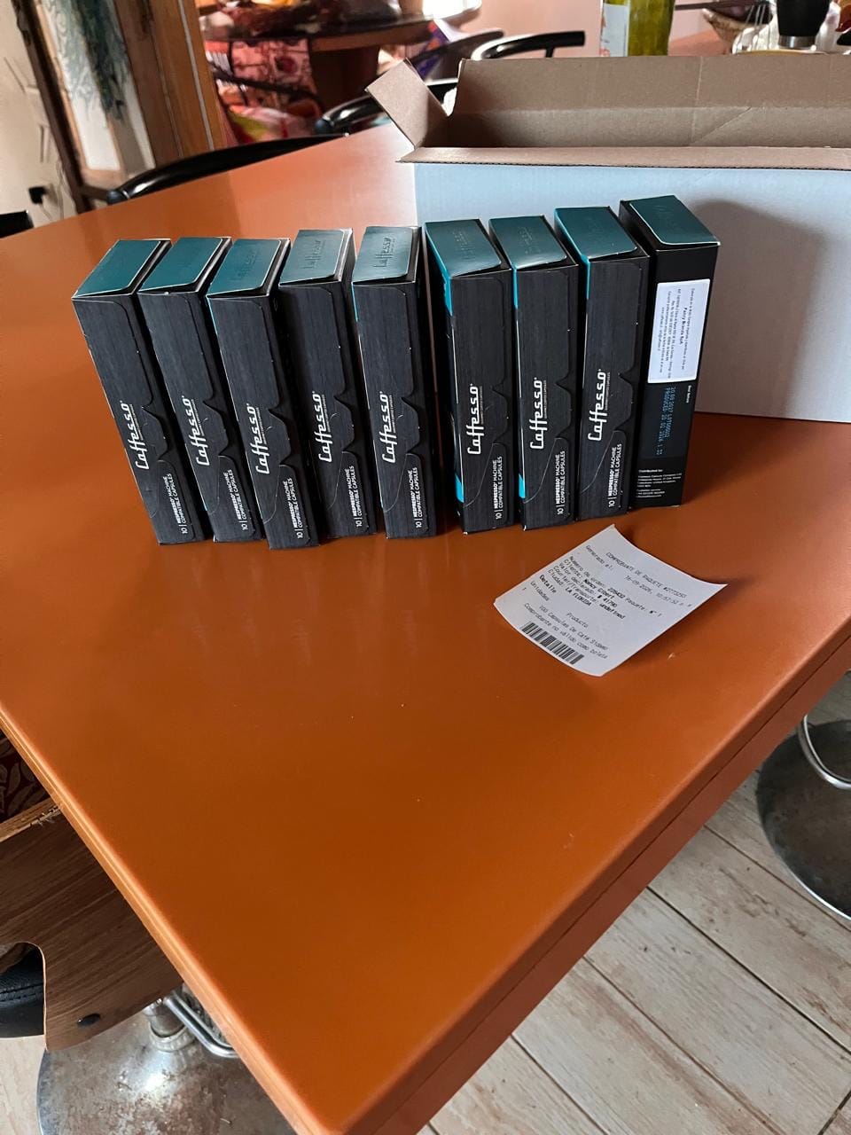 Customer photo review of 100 Cápsulas De Café Sidamo