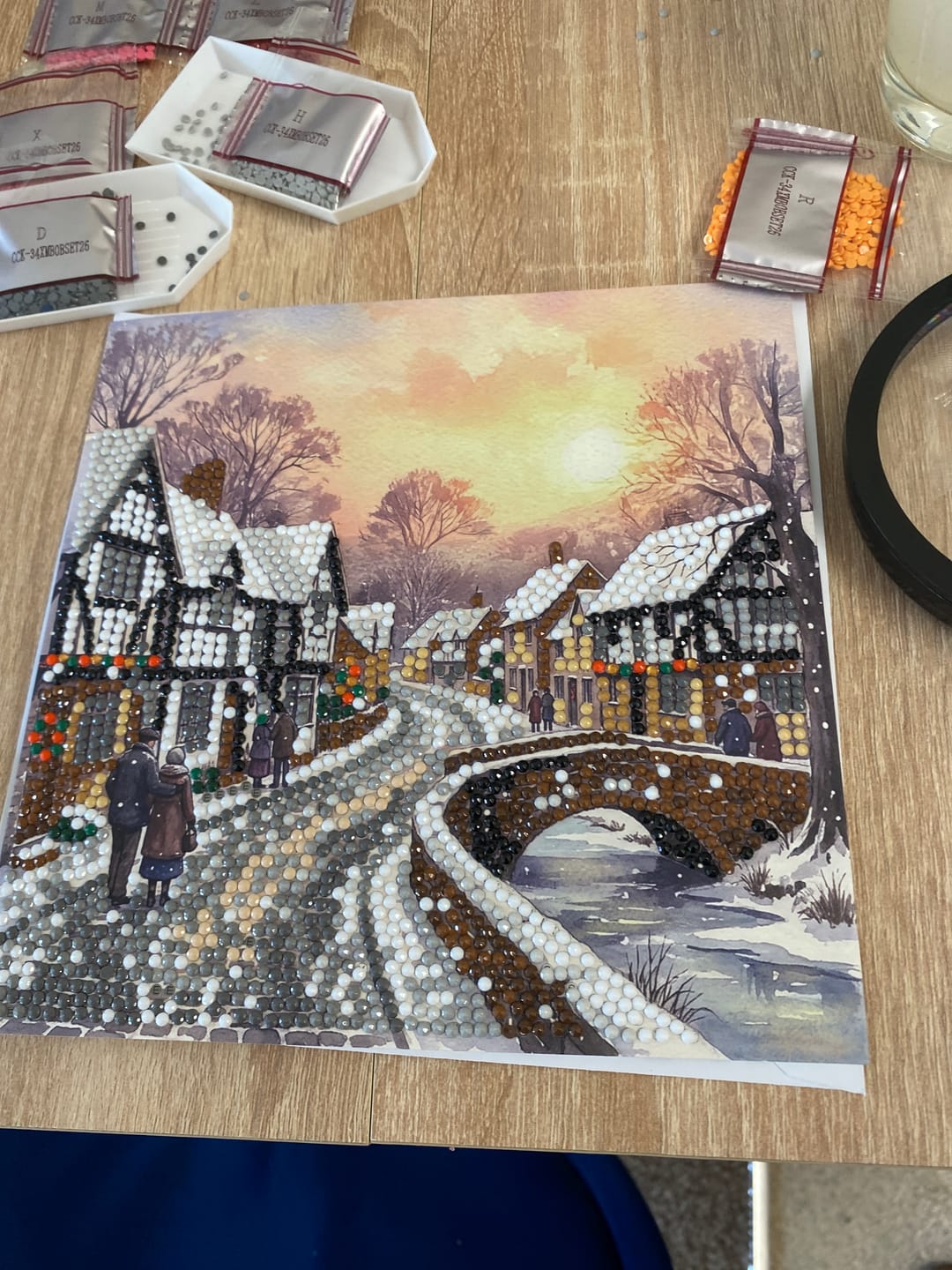 Customer photo review of 2026 Best of British Crystal Art Card Box Set of 8