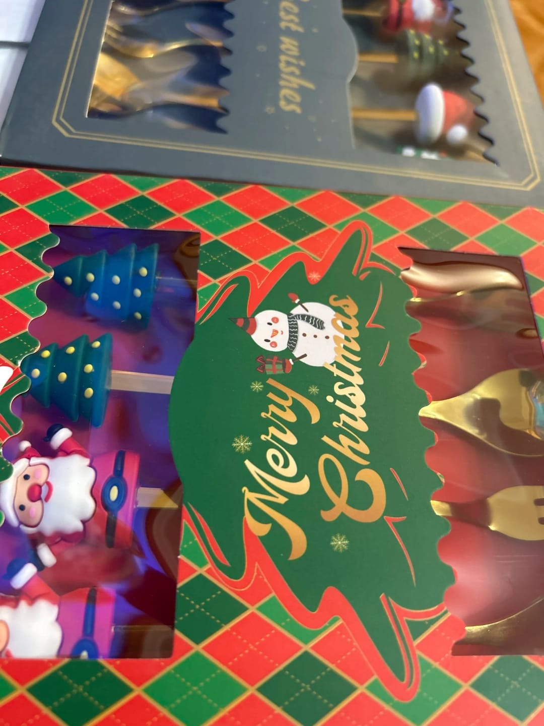 Customer photo review of Festive Serving Decor Cutlery Set