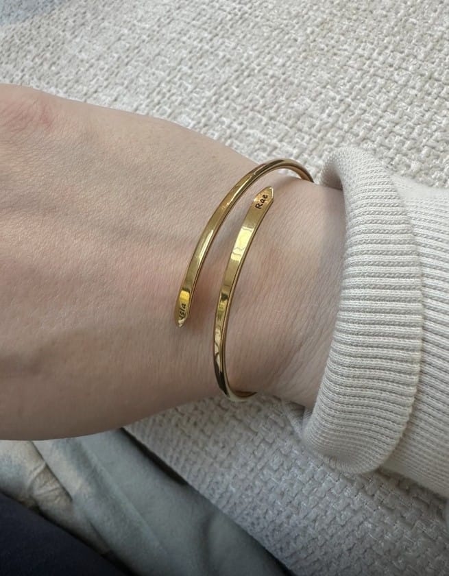 Customer photo review of Armreif mit zwei Namen