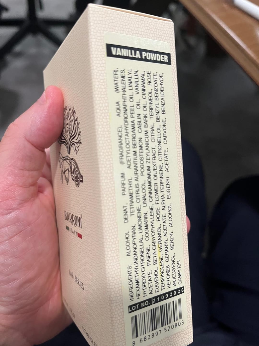 Customer photo review of VANILLA POWDER