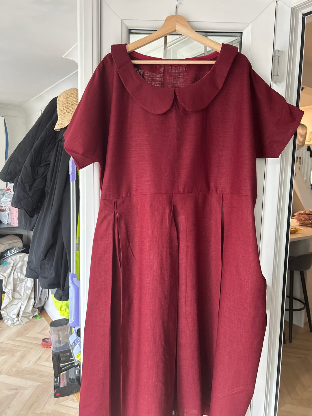 Customer photo review of Washed Linen Blend Fabric