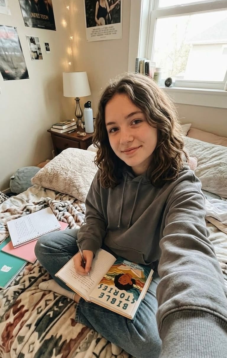 Customer photo review of When You Feel Lost — 15 Bible Stories and Guided Reflections for TEENAGERS