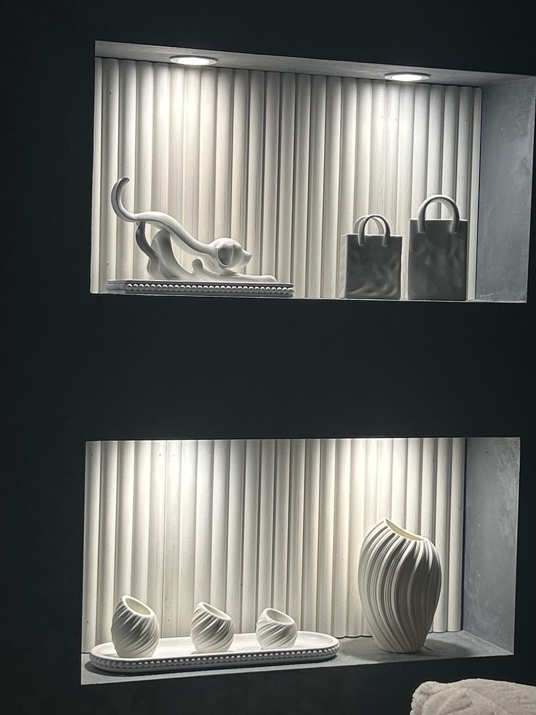 Customer photo review of Legacy Reeded Paintable MDF Panel