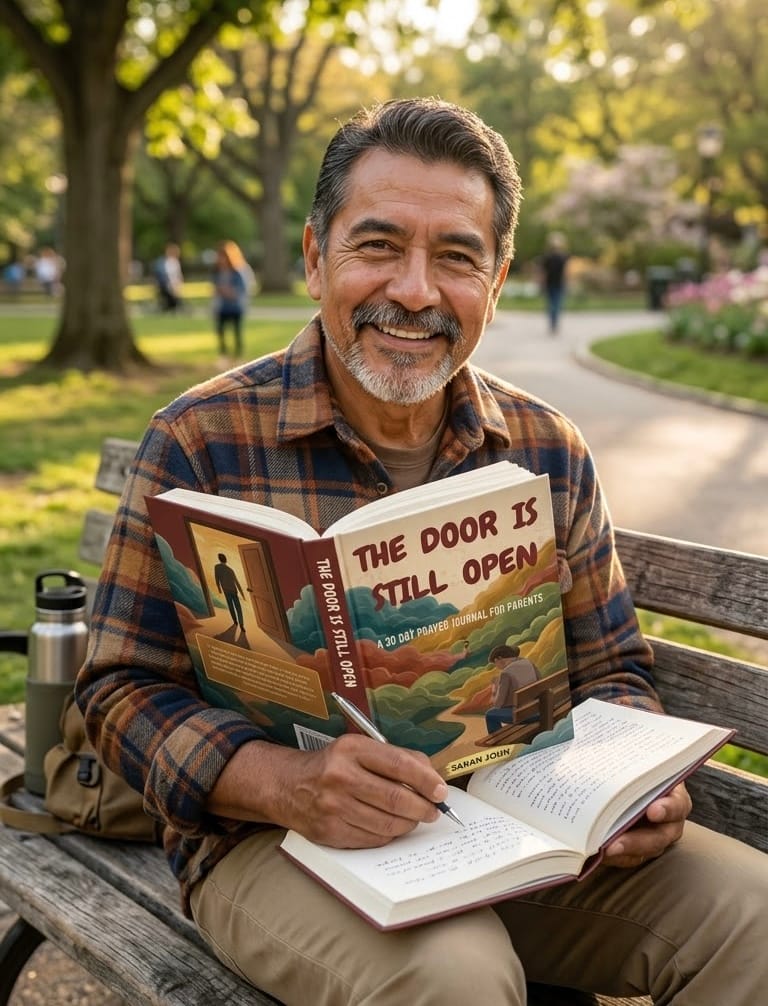 Customer photo review of The Door Is Still Open - 30 Day Journal for PARENTS