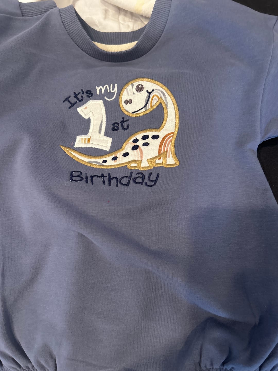 Customer photo review of Sweatshirt Bubble Rompers